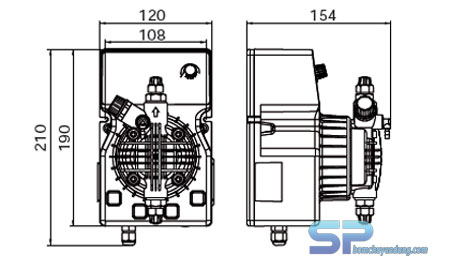 Cấu tạo bơm định lượng Etatron DLX0810 MA/AD